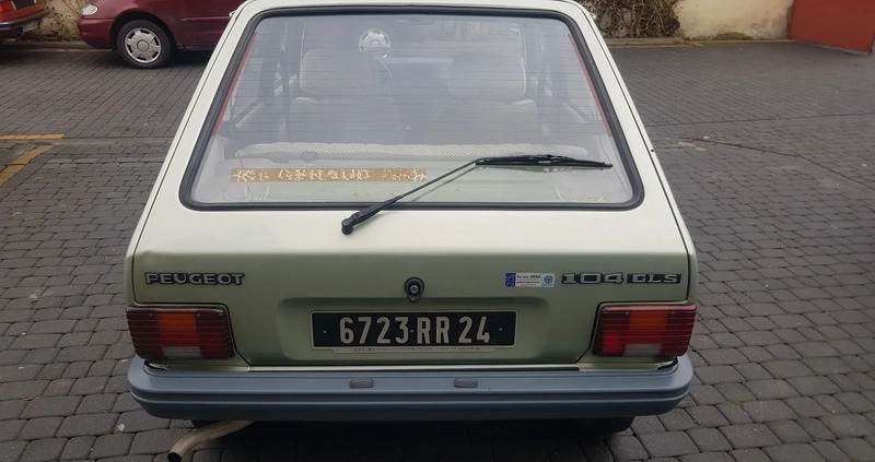 Peugeot 104 cena 19500 przebieg: 44350, rok produkcji 1987 z Szczytno małe 254